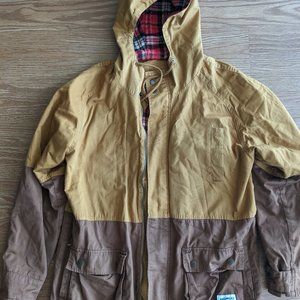 AKOMPLICE Two Toned Flannel Lined Jacket